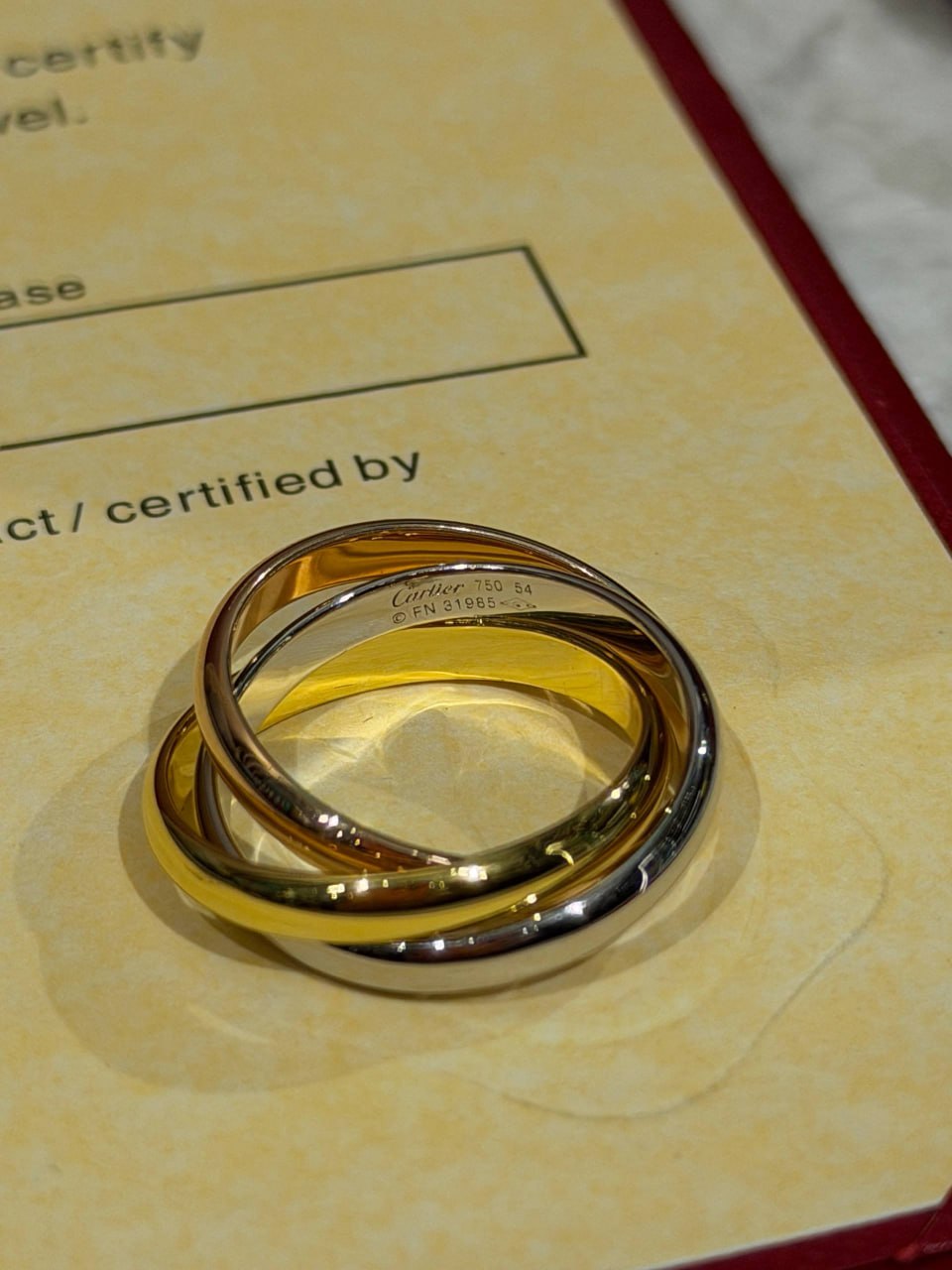 Кольцо Cartier Trinity Ring 2