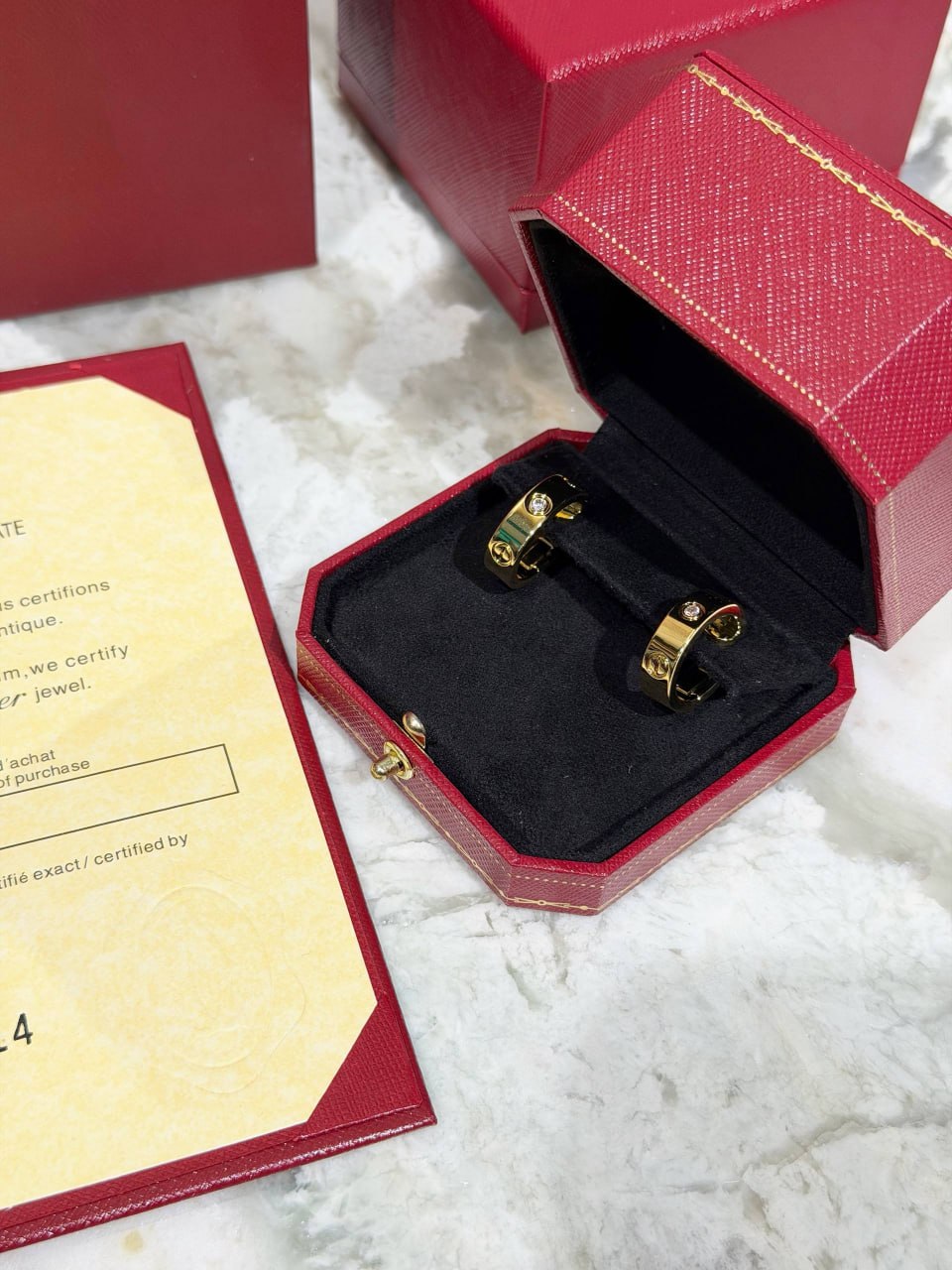 Серьги Cartier Love Ring 2