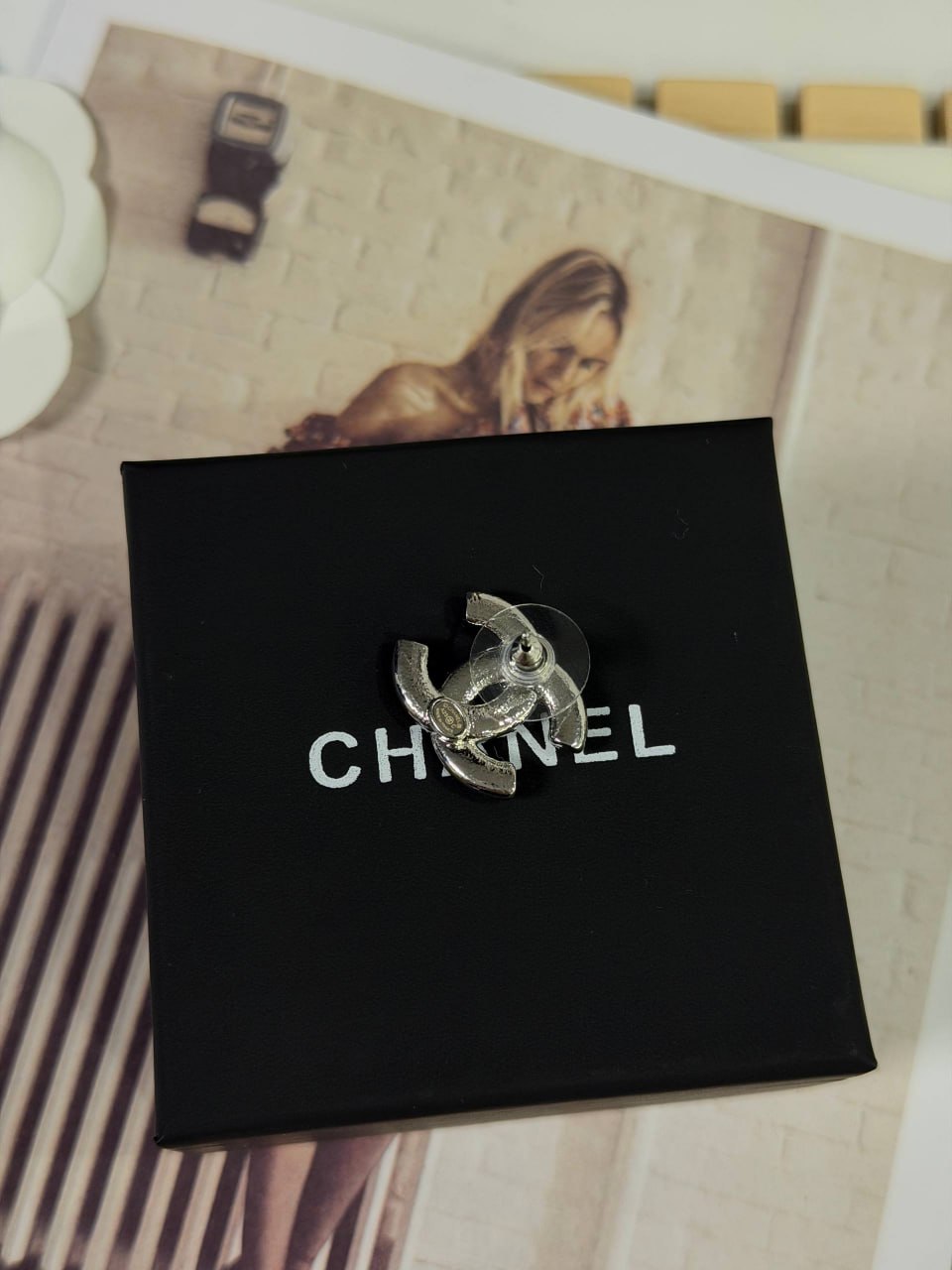 Серьги Chanel 2