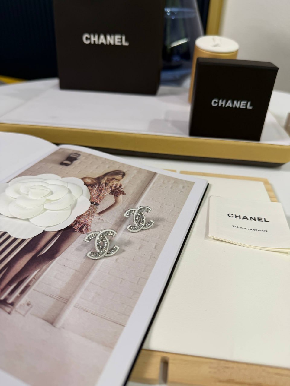 Серьги Chanel 4