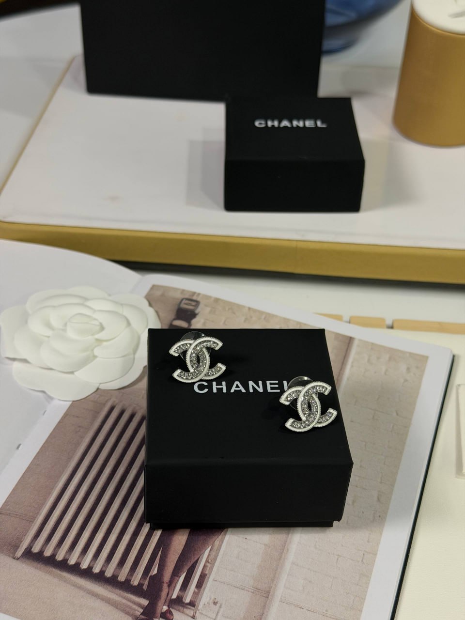 Серьги Chanel 7