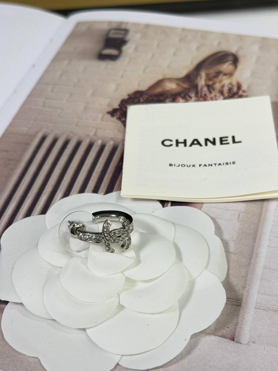 Серьги Chanel 5