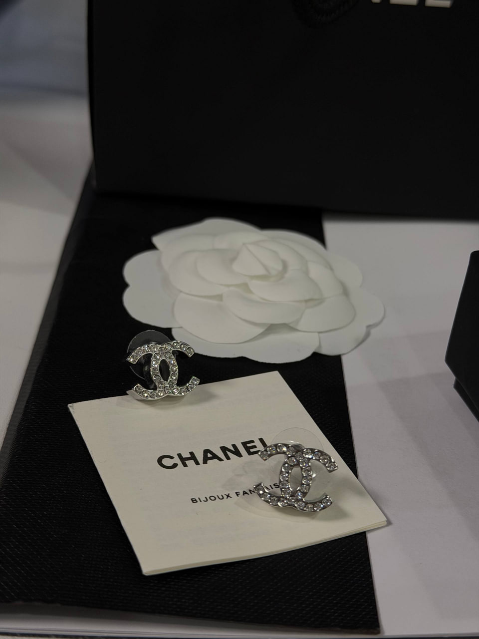 Серьги Chanel 5