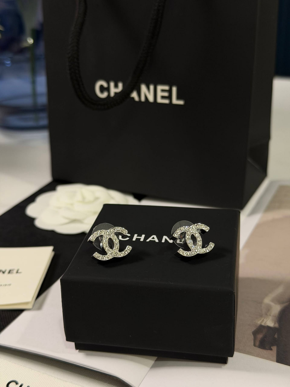 Серьги Chanel 8
