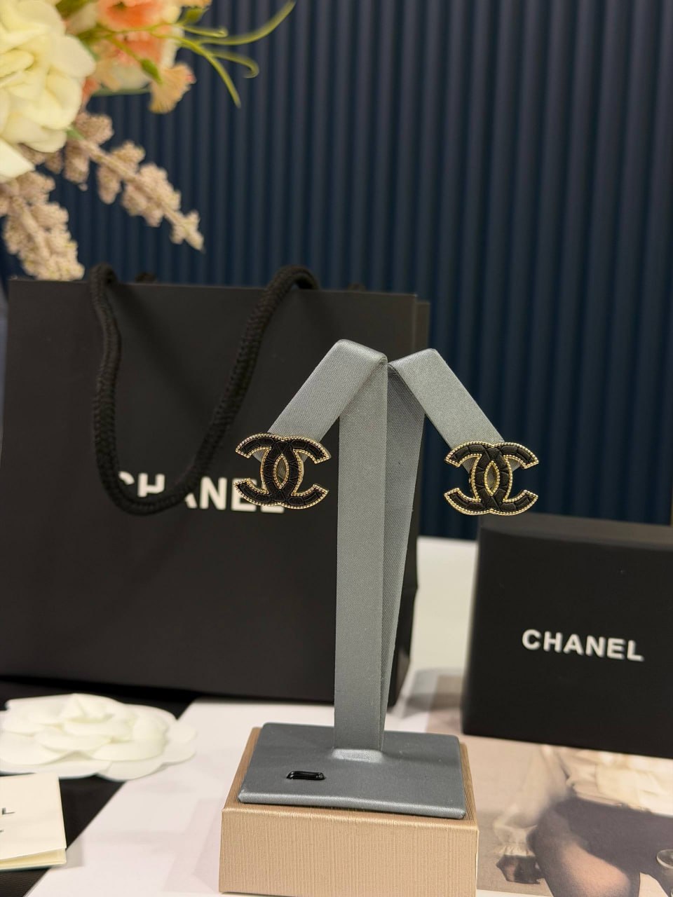 Серьги Chanel