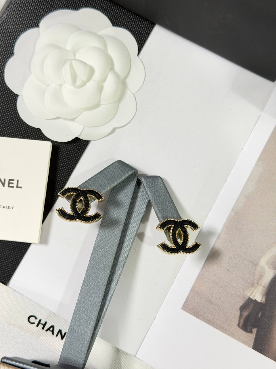 Серьги Chanel 2