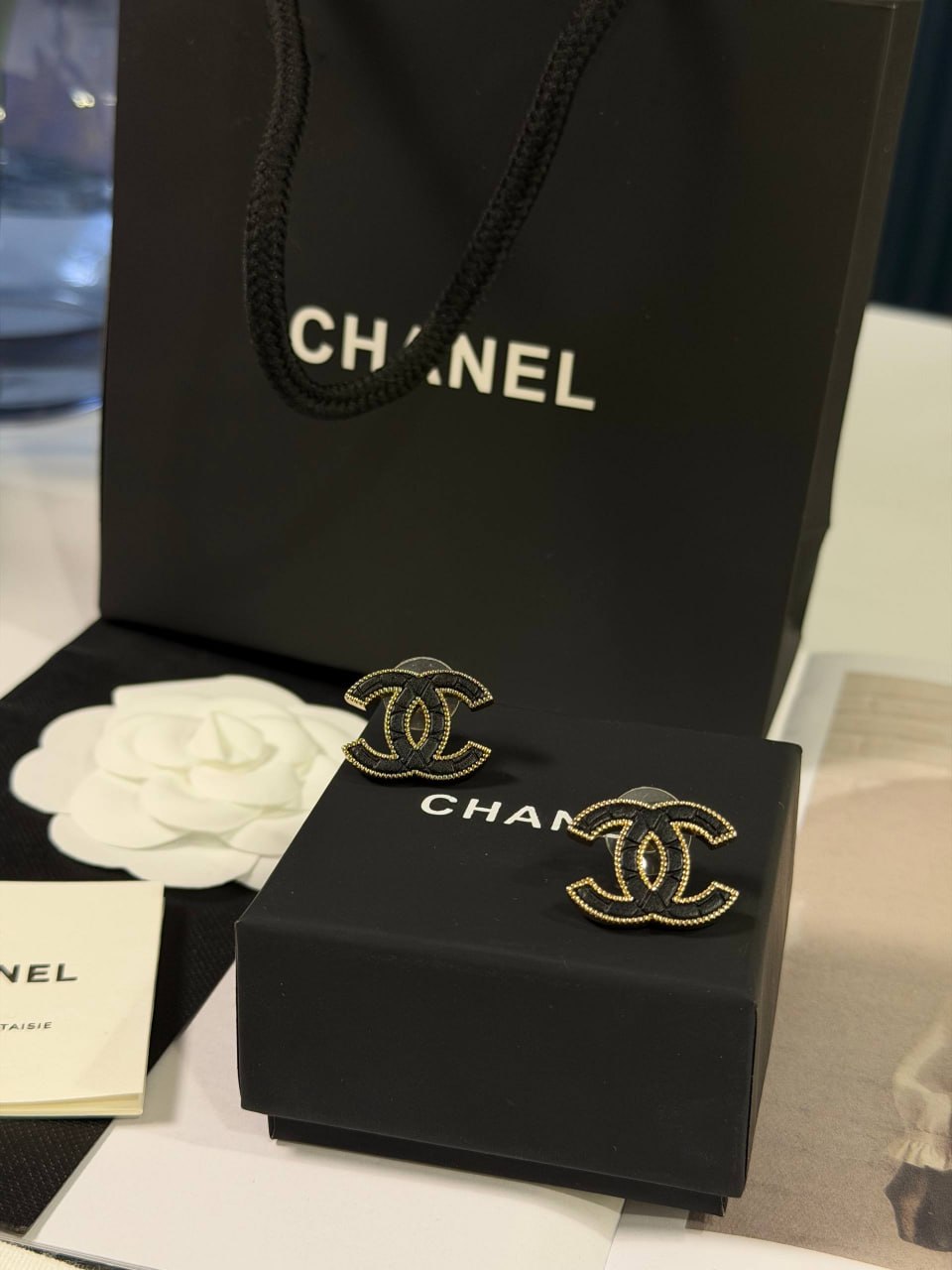 Серьги Chanel 6