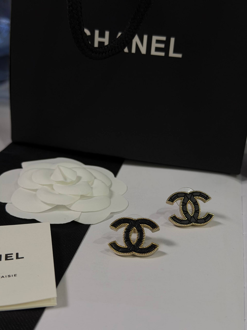 Серьги Chanel 8