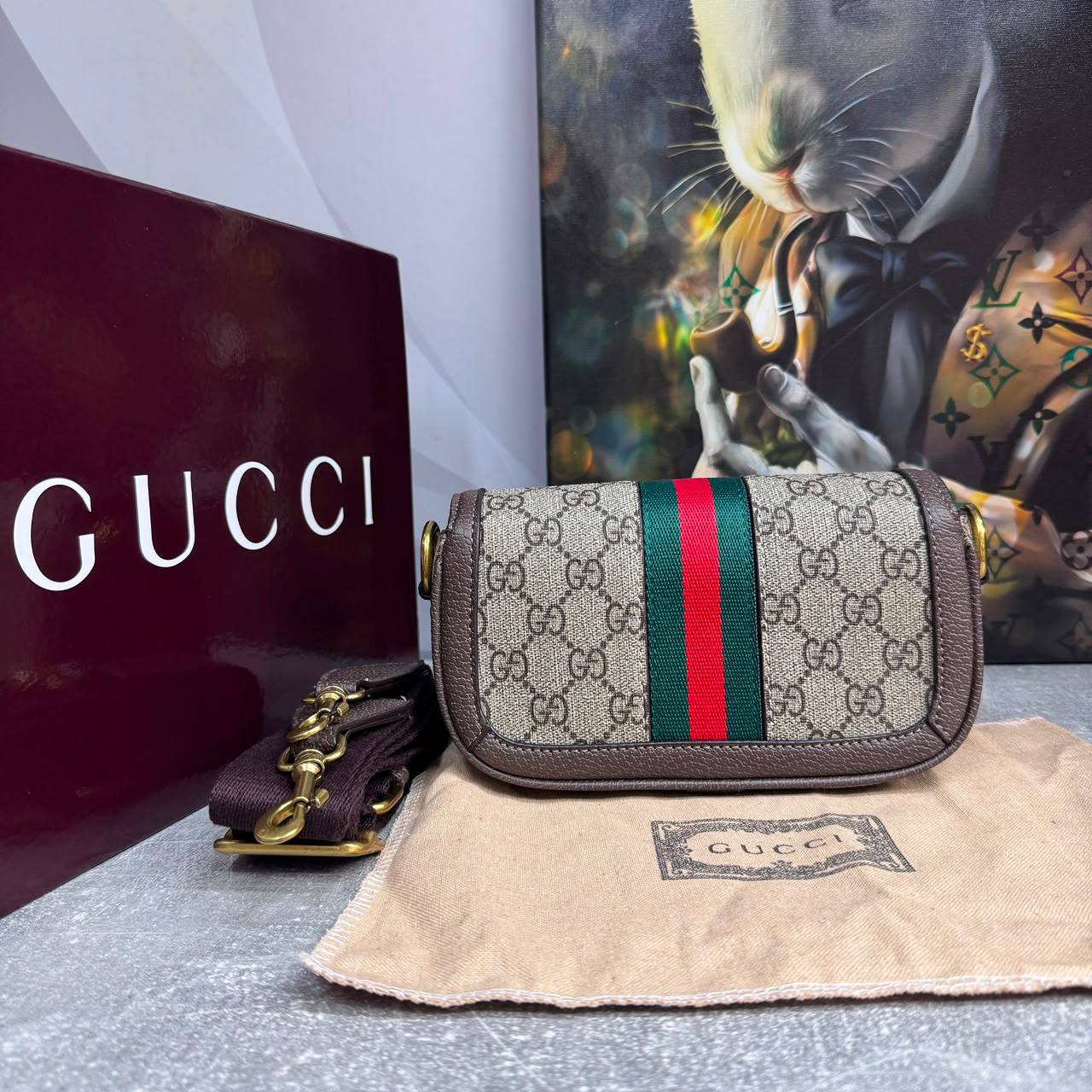 Сумка Gucci Ophidia Super Mini 2