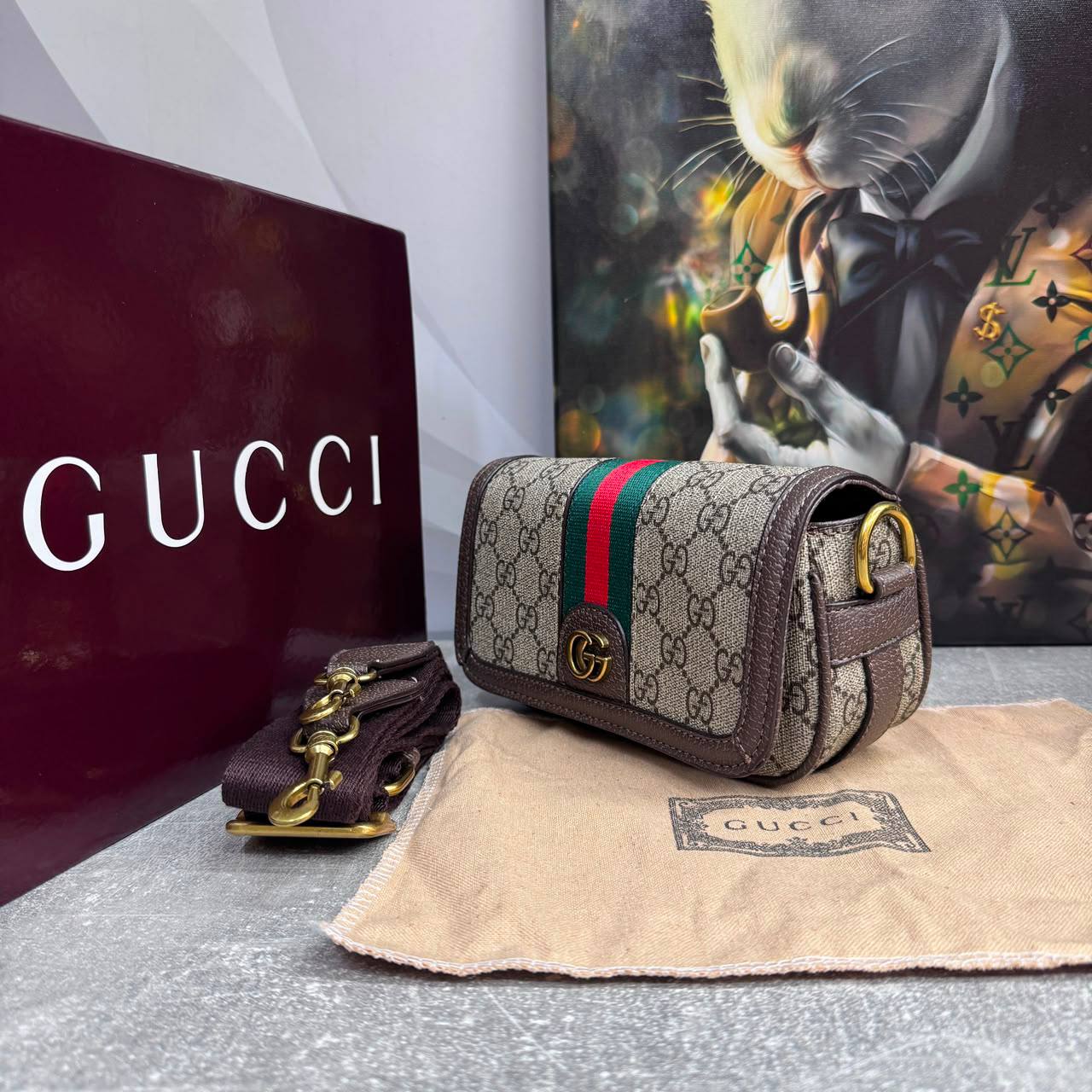 Сумка Gucci Ophidia Super Mini 3