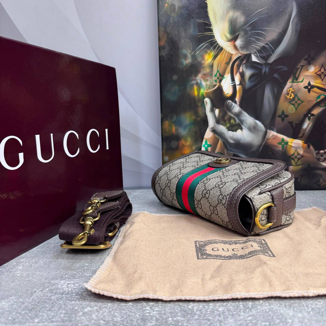 Сумка Gucci Ophidia Super Mini 5