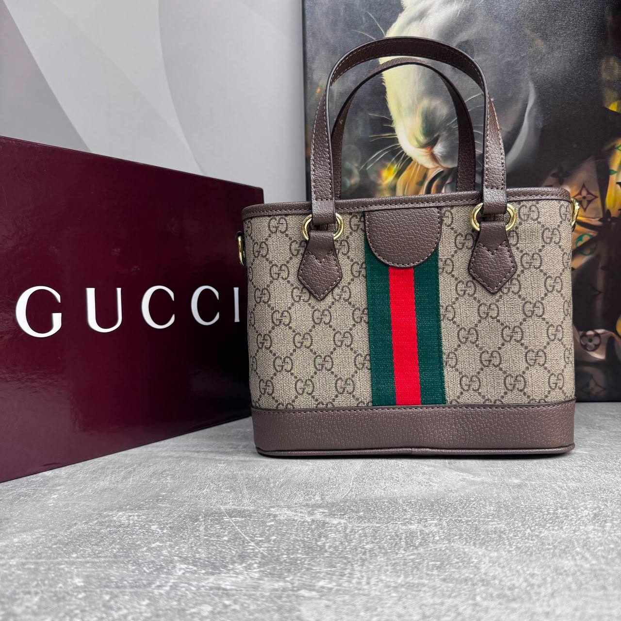 Сумка Gucci Ophidia small tote 2