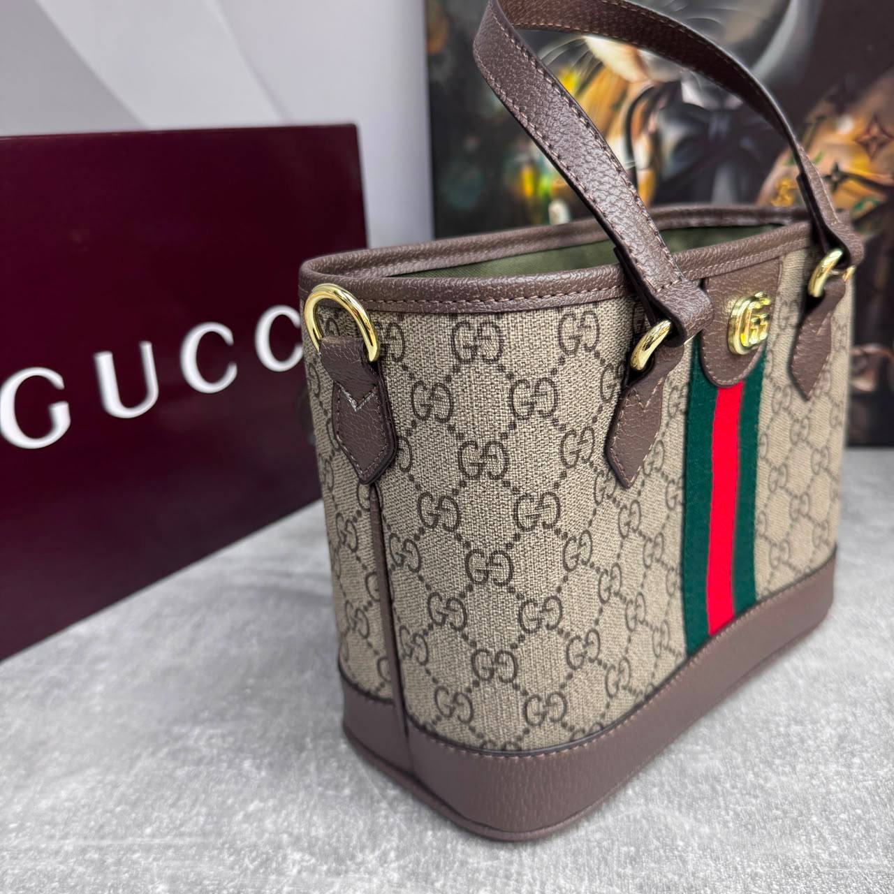 Сумка Gucci Ophidia small tote 5