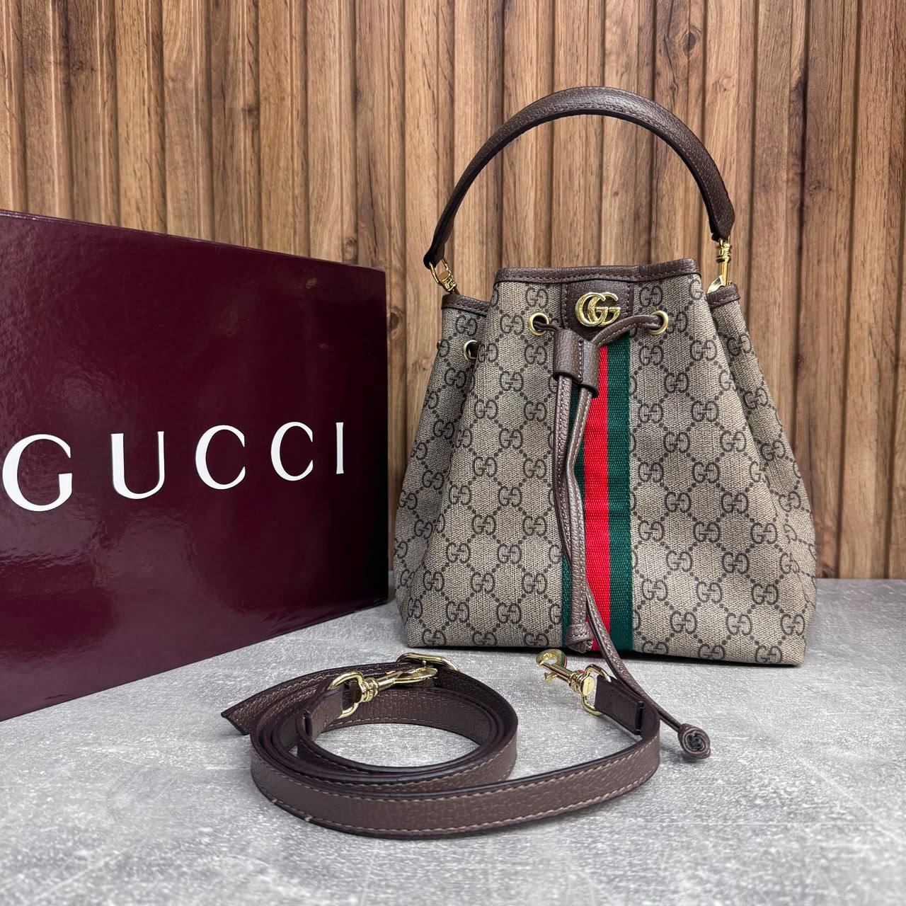 Сумка Gucci Ophidia GG Small Bucket