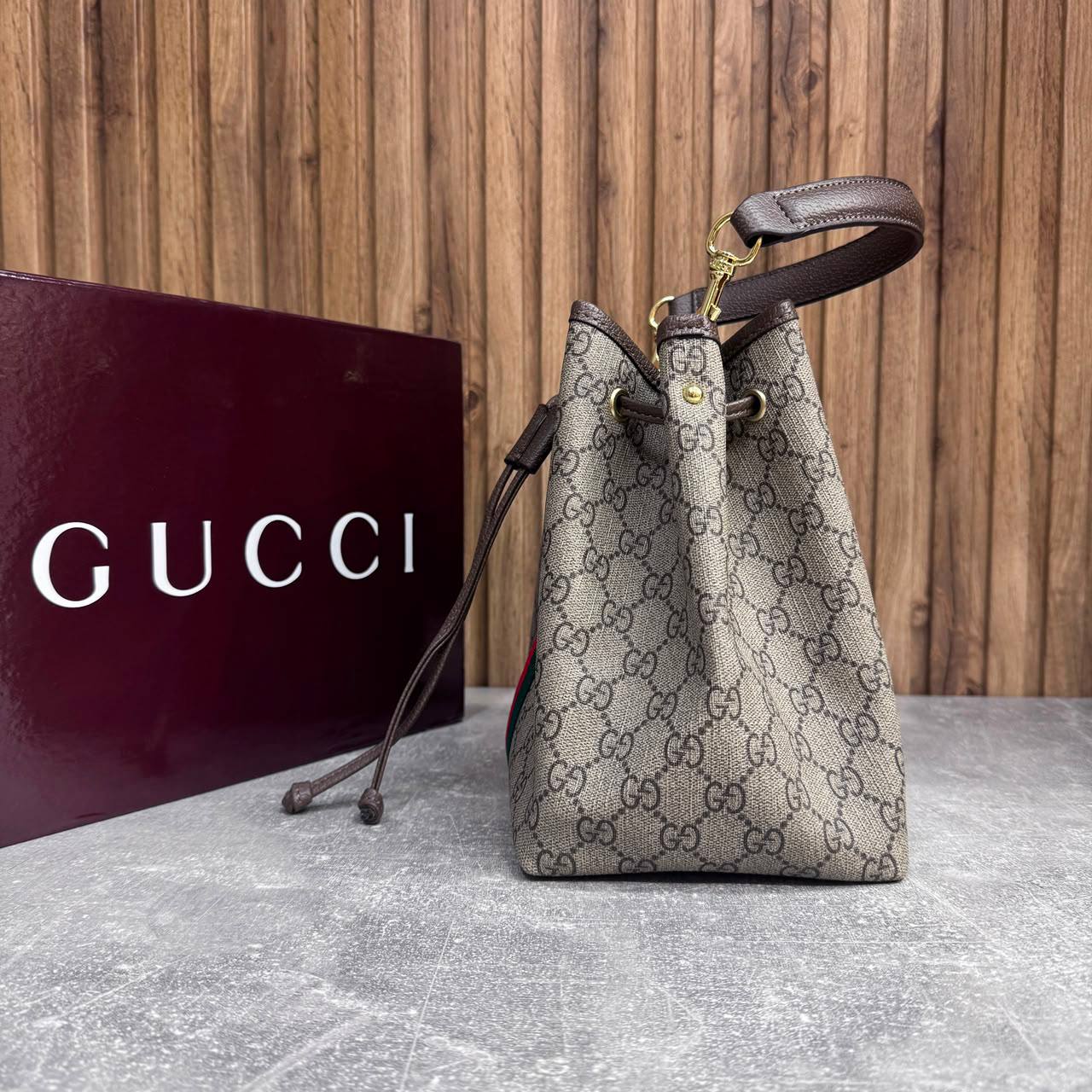 Сумка Gucci Ophidia GG Small Bucket 3