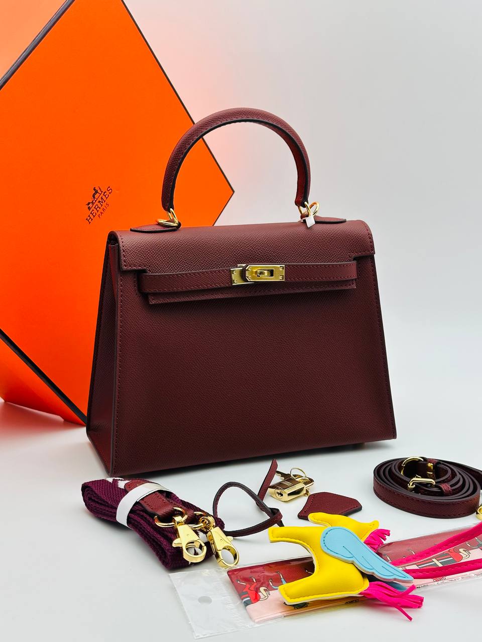 Сумка Hermes Kelly 25 Epsom 10