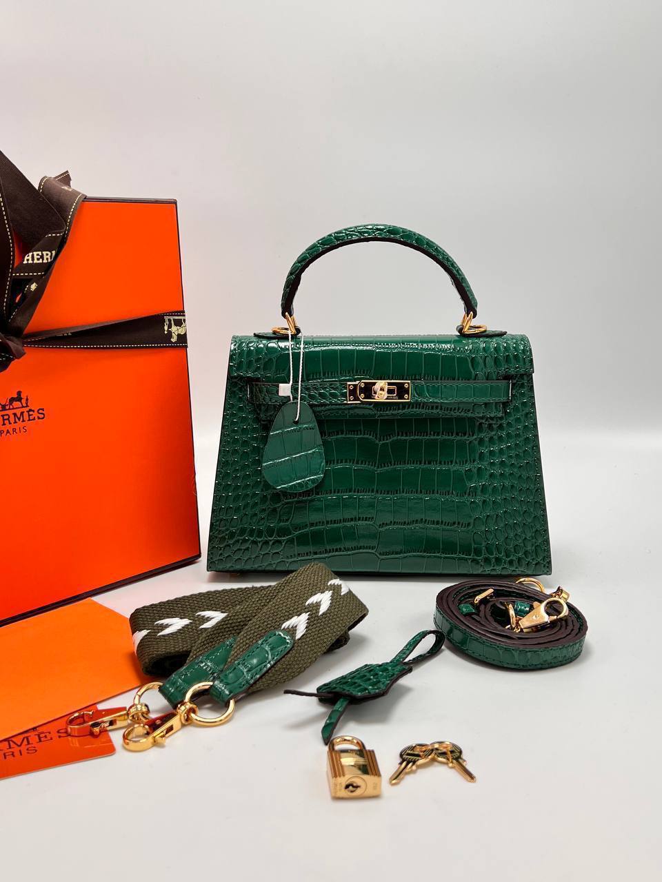 Сумка Hermes Kelly Crocodile 2