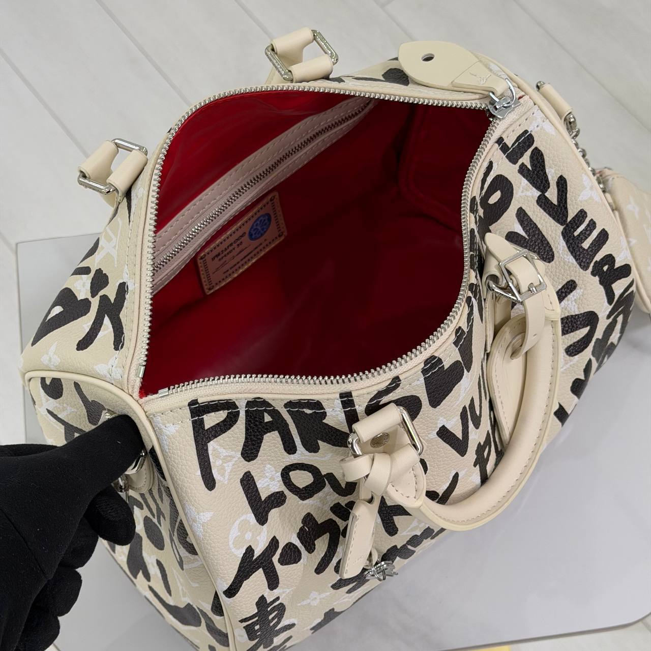 Сумка Louis Vuitton Speedy P9 Bandouliere 30 Scribble 6