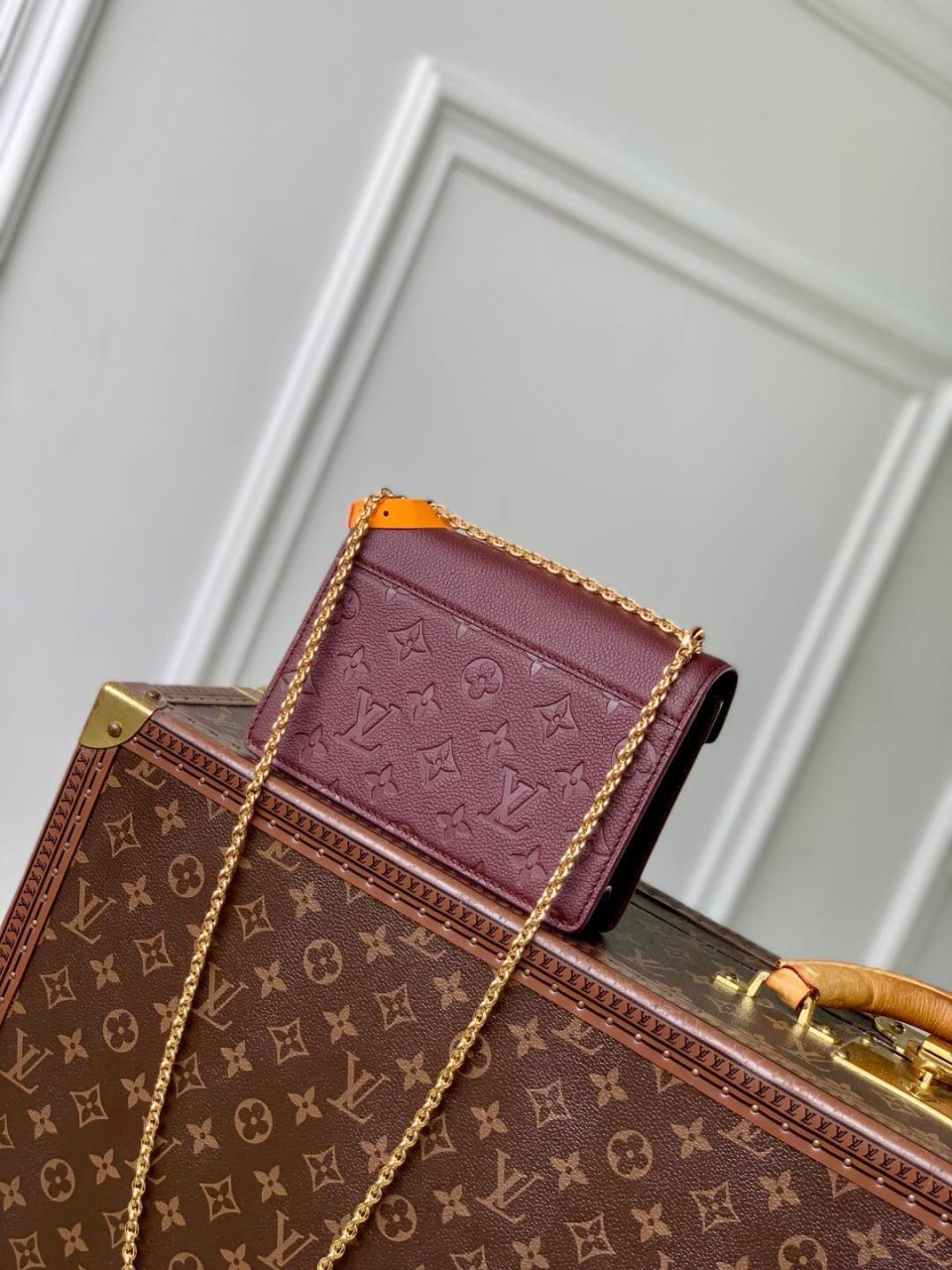 Кошелек Louis Vuitton On Chain Rosy 3