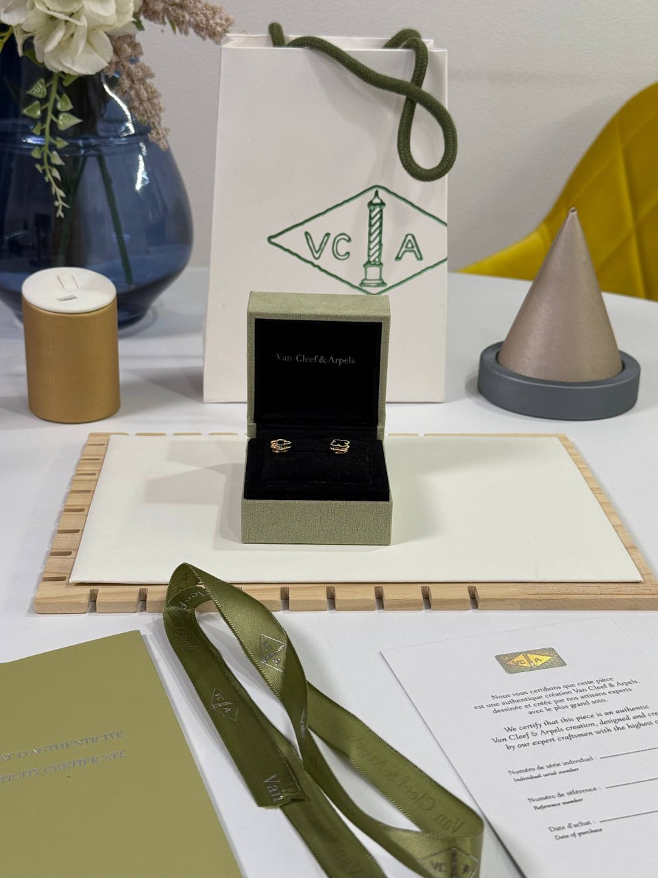 Серьги Van Cleef 2