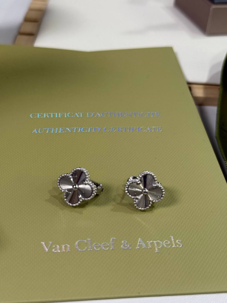 Серьги Van Cleef 6