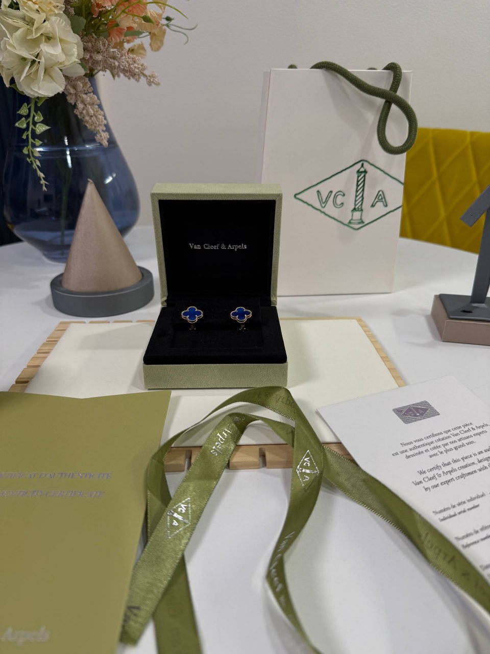 Серьги Van Cleef 2