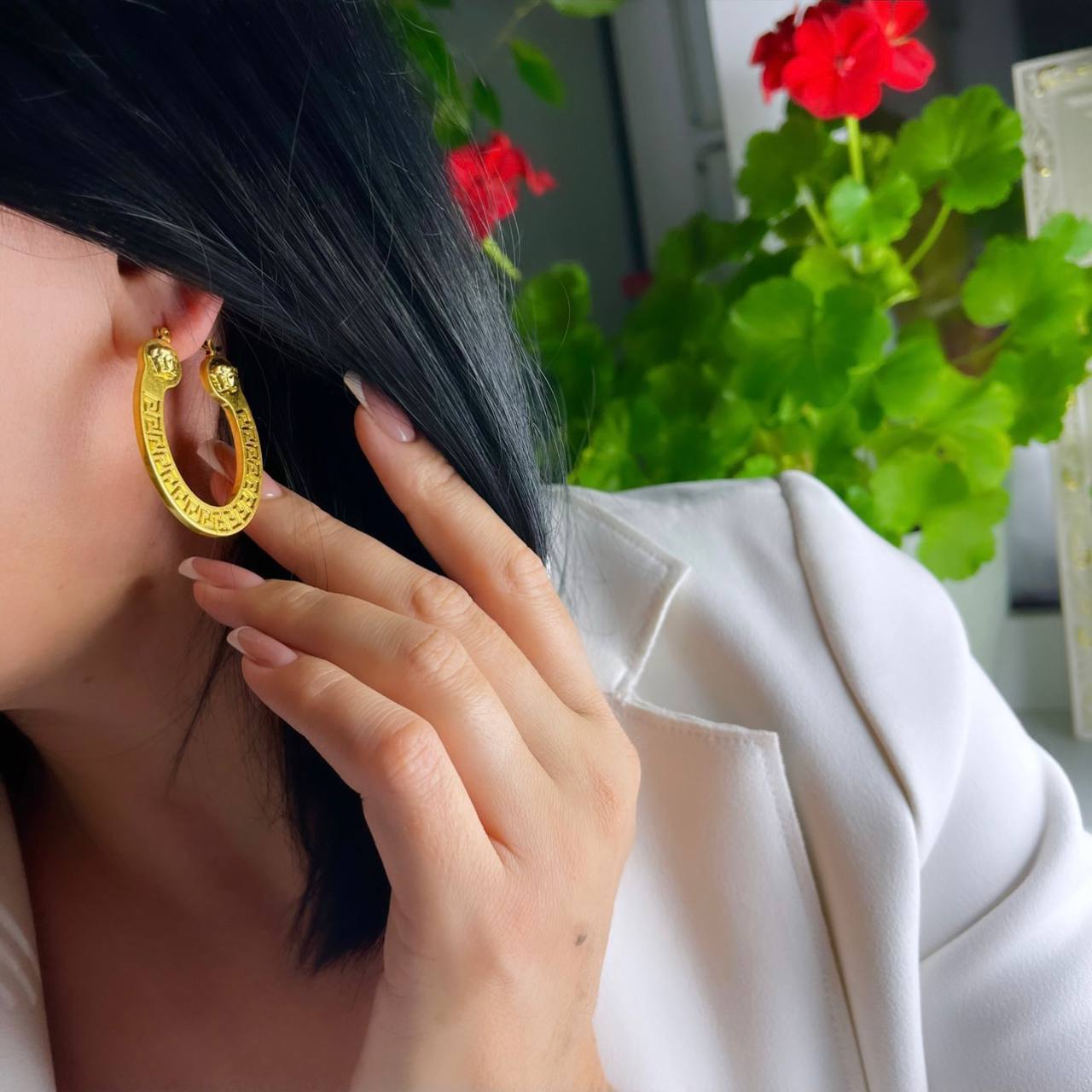 Серьги Versace 4